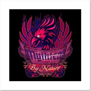 Mythical By Nature Purple Phoenix Posters and Art